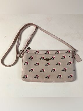 COACH East West Crossbody Floral Purse